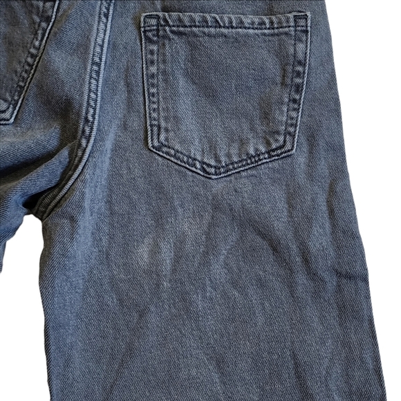 3/$15 NWT H & M Wide Leg Faded Black Jeans - 6 - Picture 3 of 6